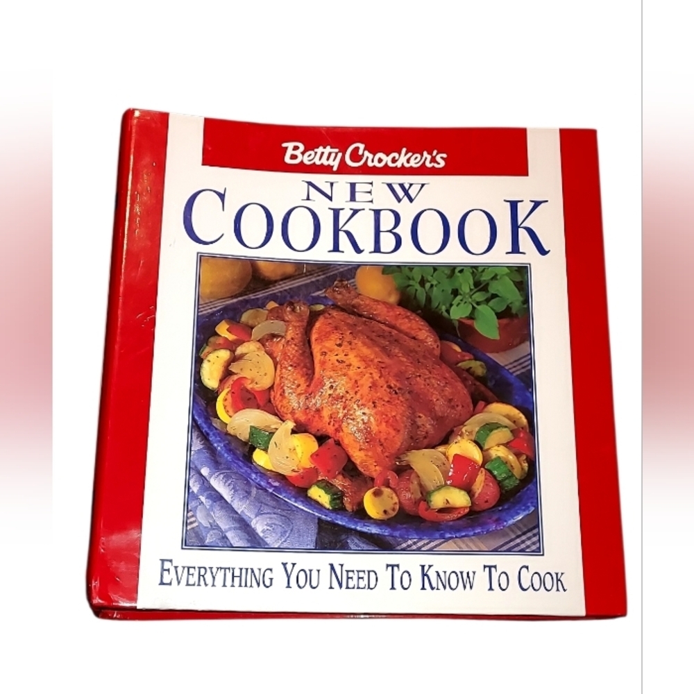 Betty Crocker New Cookbook with Red and White Cover 1996